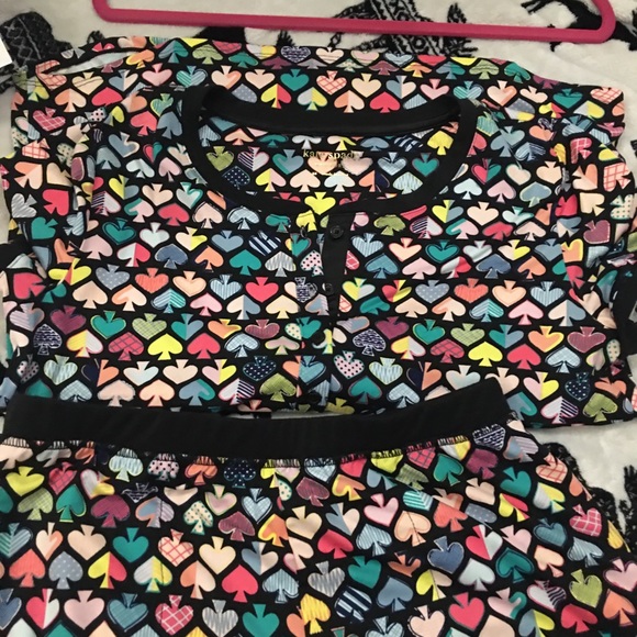 Kate Spade 2 pc modal pajama short sleeve and pant - Picture 2 of 16